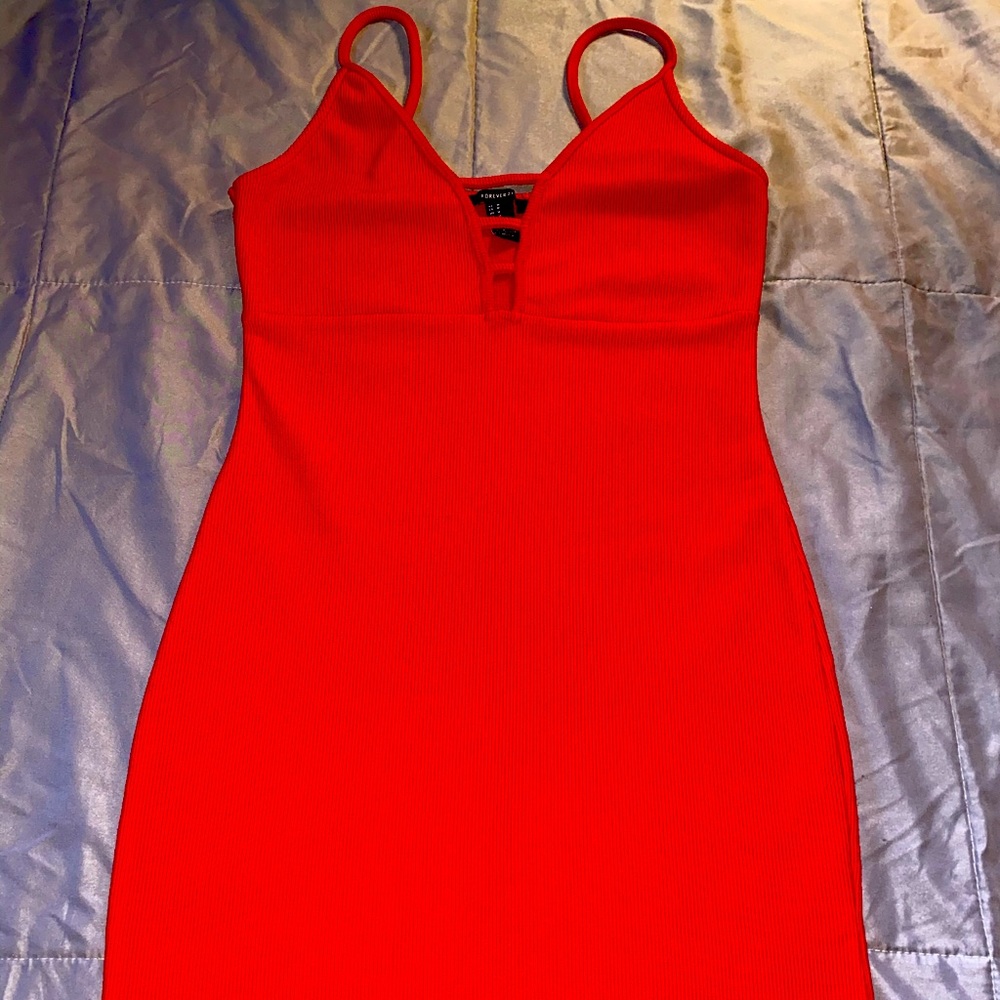 Red forever 21 dress
